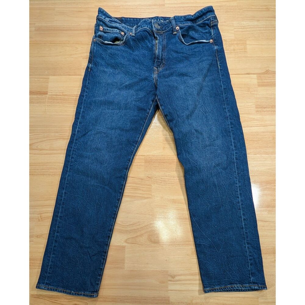 American Eagle AirFlex+ Jeans Mens 34x32 Actual 34x29 Straight Slim Stretch Blue